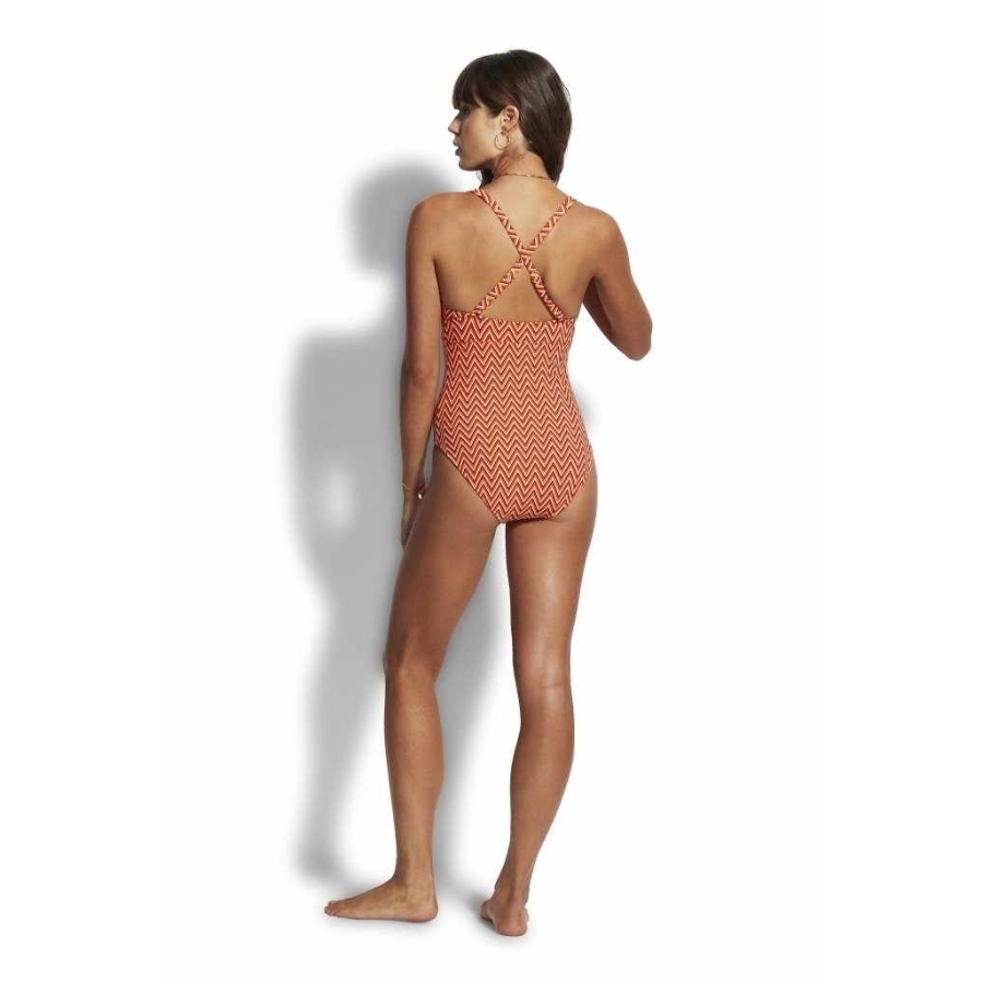 seafolly cleo maillot one piece chilli 03