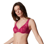 Lou Air De Lou Underwired Full Cup Bra Framboise Style LL54337-072 01