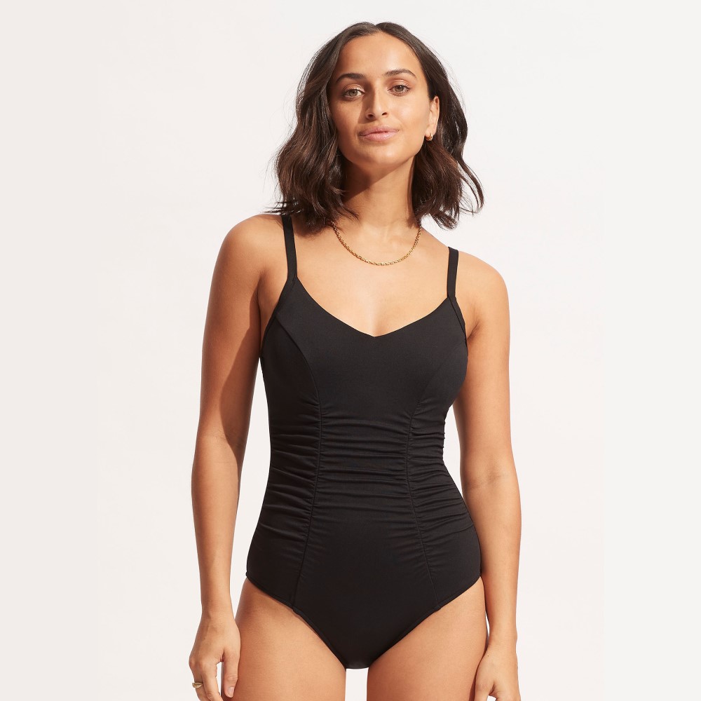 seafolly collective dd cup one piece black 01
