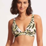 Seafolly Island In The Sun Longline Tri With Hipster Avocado 01