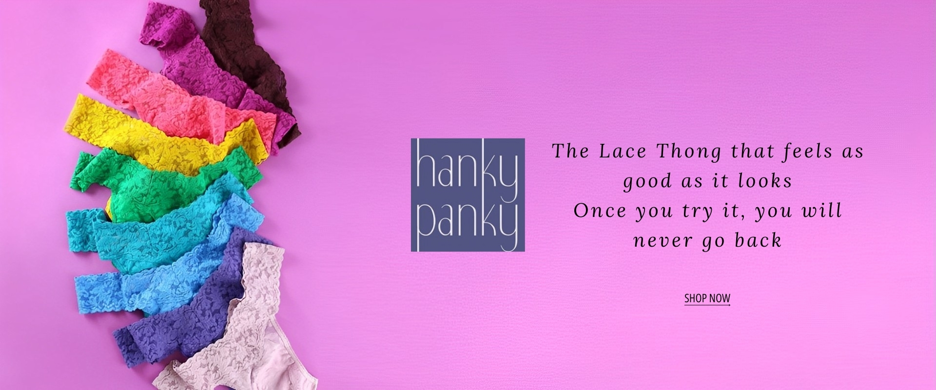 hanky panky lace thong promo header desktop