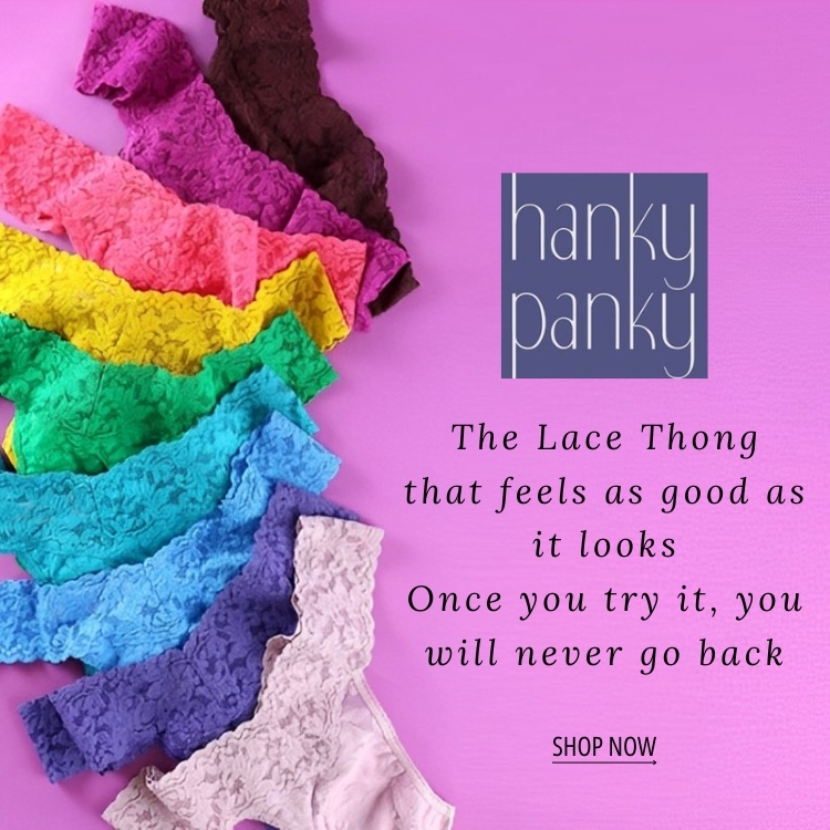hanky panky lace thong promo header mobile